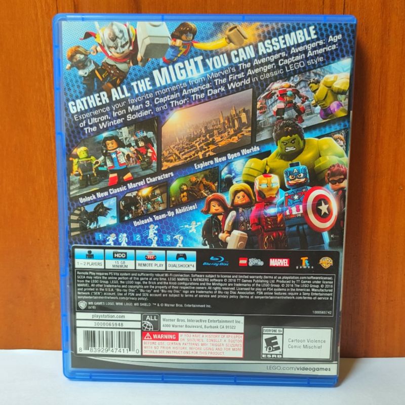 Lego Avengers PS4 Kaset Lego Avenger Playstation PS 4 5 CD BD Game Games Marvel Lego Original Asli Le go Super heroes 1 2