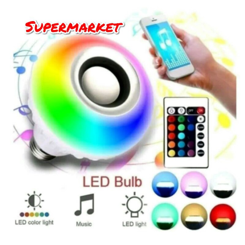 DISCO SPEAKER WIRELESS BLUETOOTH DENGAN LAMPU LED WJ-L2 RGBW 12 W