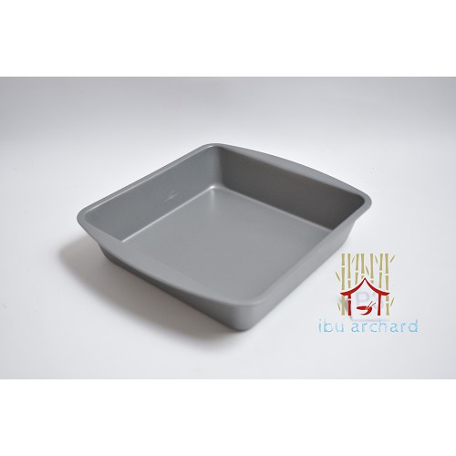 Loyang Cake Kue Bolu Segi Empat Kotak Square Anti Lengket Lapis Teflon Cetakan Kue