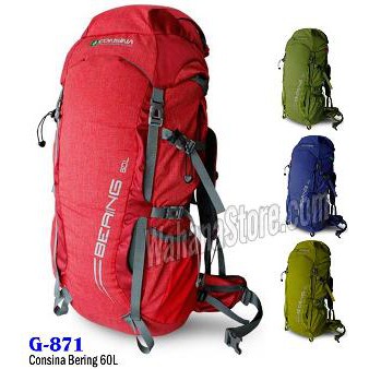 Dijual F G 3 Tas Gunung Carrier Consina Bering 60L Berkualitas