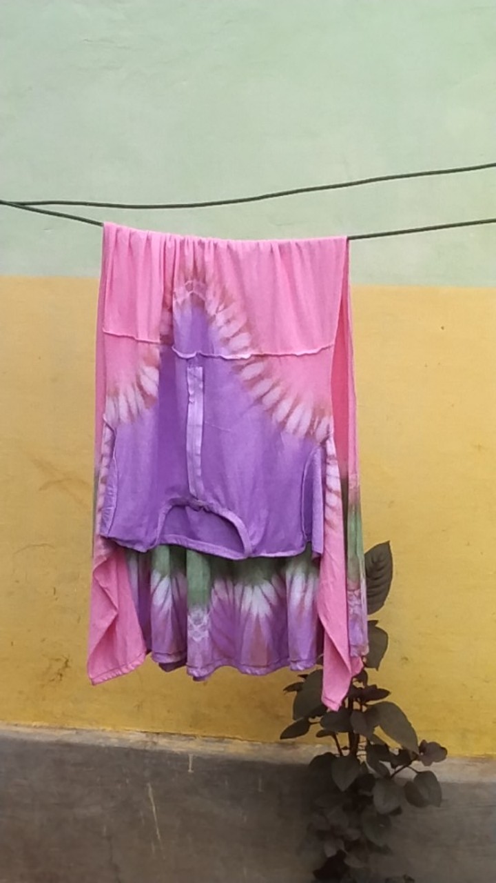 Gamis Kaos Pelangi Clarissa Ori Ziray Batik Jumbo Premium