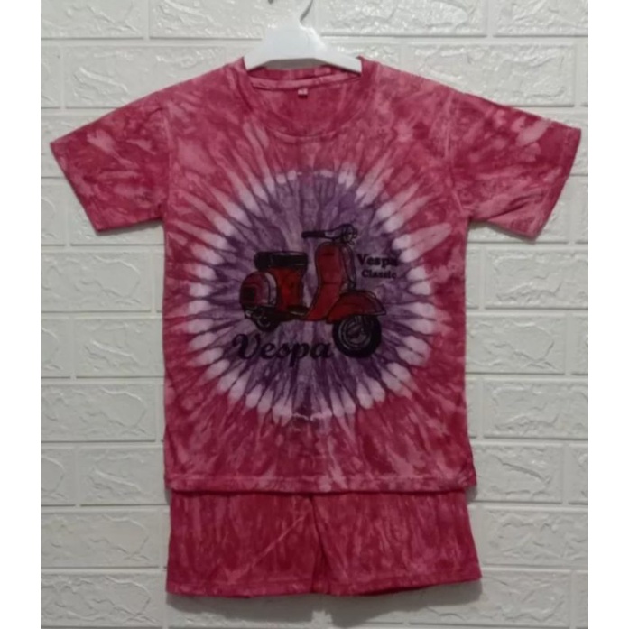 SETELAN ANAK VESPA 1-6 TAHUN//BAJU ANAK GAMBAR VESPA//SETELAN VESPA ANAK TERBARU