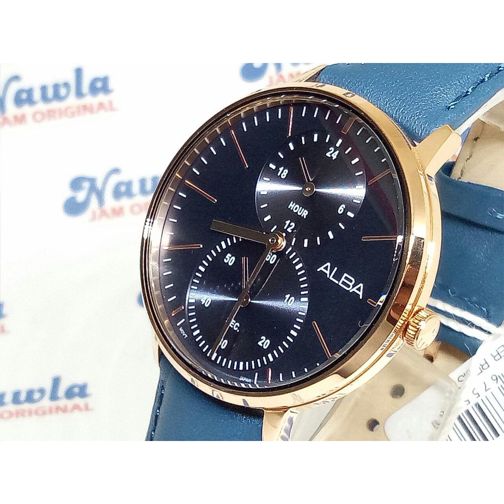 Alba Prestige A3A008X1 Dark Blue Dial - Jam Tangan Pria A3A008