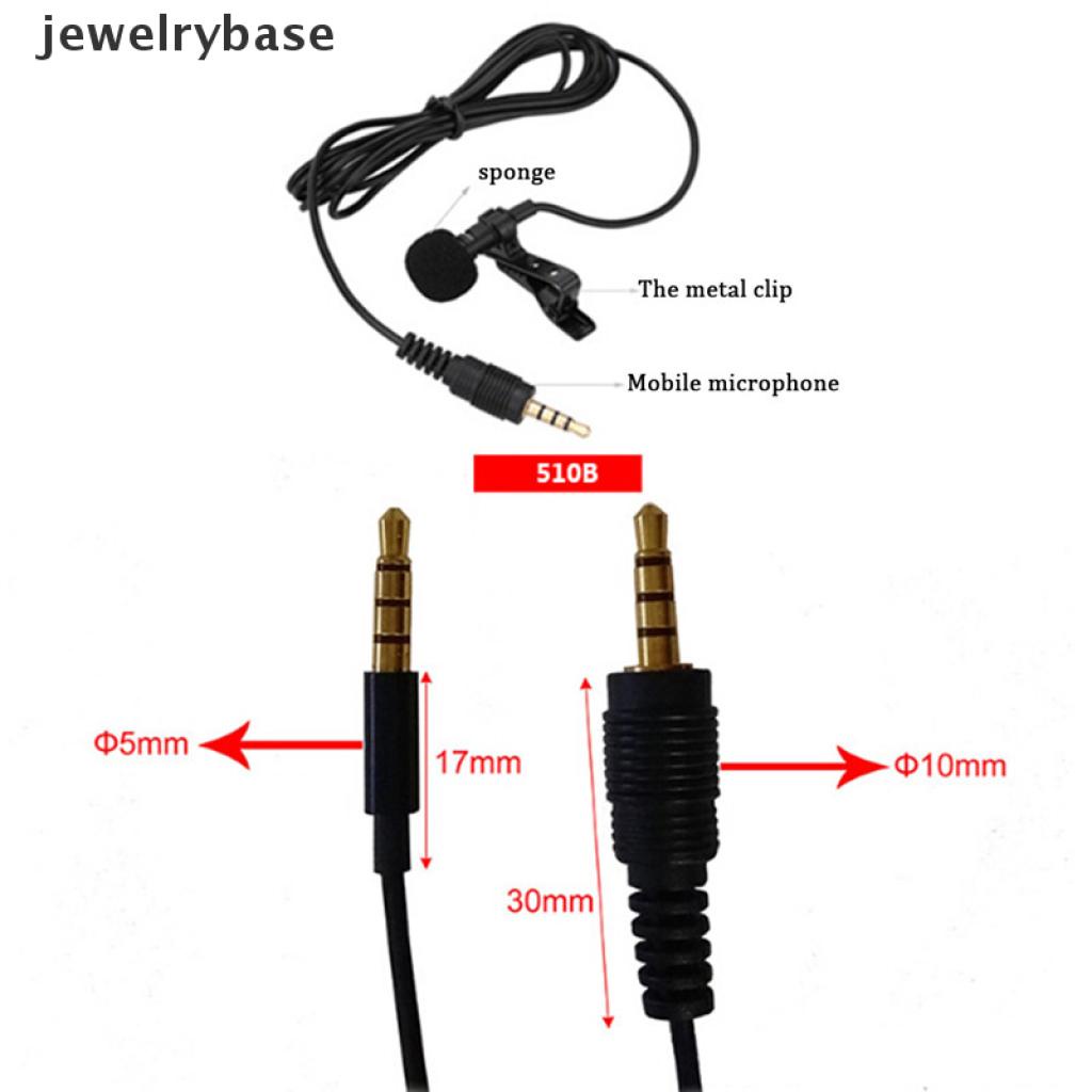 (Base) Mic Lavalier Dengan Klip-on Untuk IPhone