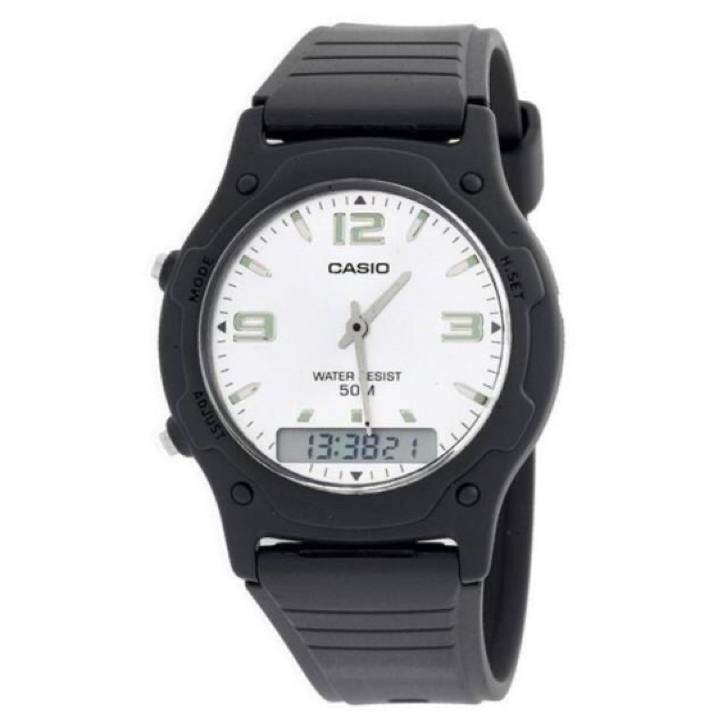 Jam Tangan CASIO AW-49HE-7AVDF Analog-Digital Original Garansi Resmi 1 Tahun (AW 49HE 7A) (AW 49 HE)