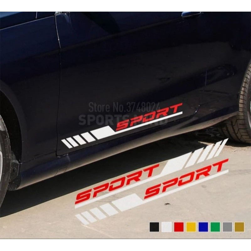 stiker mobil cutiing sticker body mobil sport