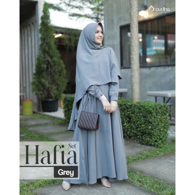 Hafia Dress Only ORI Audina/Gamis Hafia Audina/Gamis Simple/ Gamis Polos