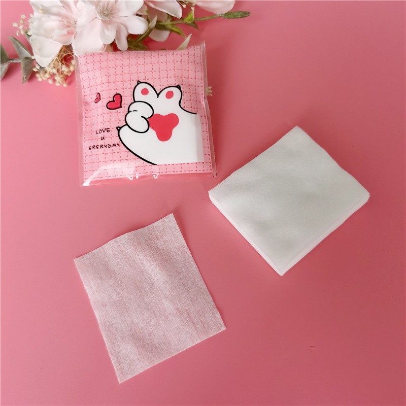 Kapas Toner / Kapas Tipis Toner Make Up Karakter - Make Up Remover Cotton Pad - Kapas Toner