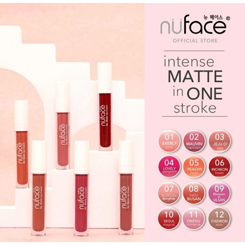 NUFACE MATTE LIPCREAM