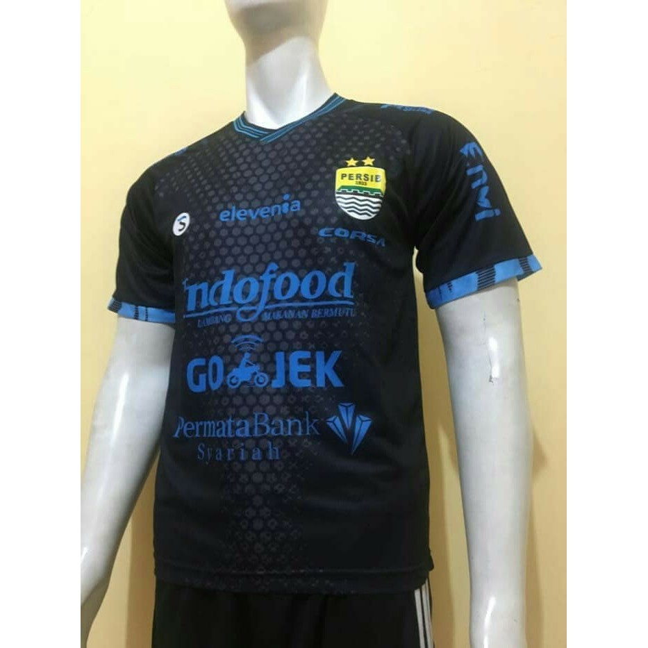 berkualitas Jersey Kaos Bola Persib 3rd Hitam 2018 terpecaya