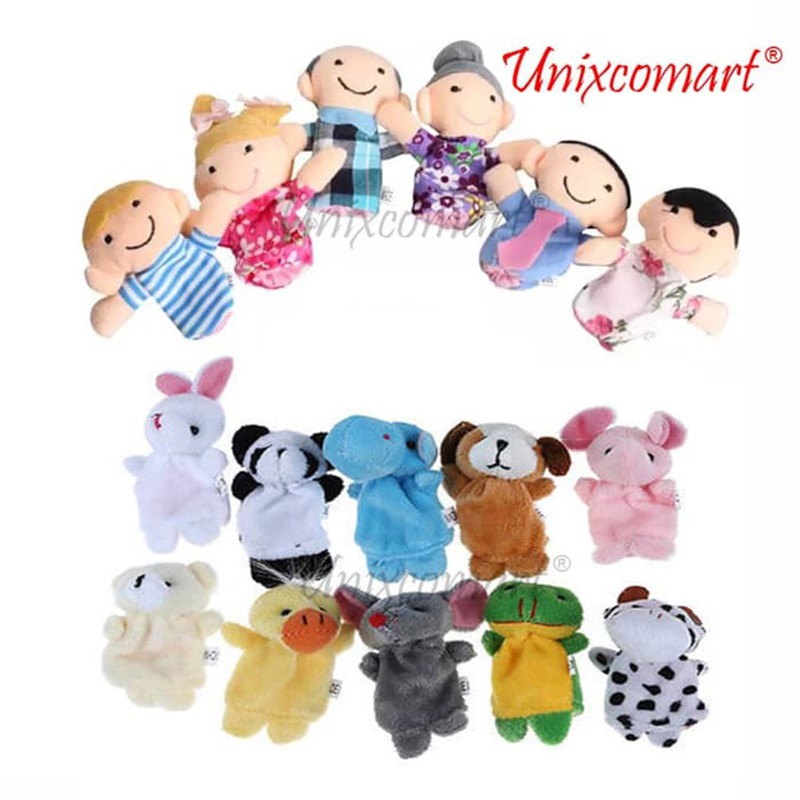 Boneka Jari Keluarga atau Binatang Mainan Edukasi Family or Animal