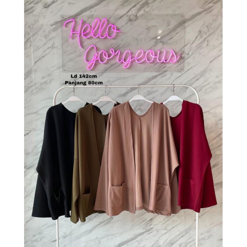 Rose Premium Outer - Cardi Jumbo Polos