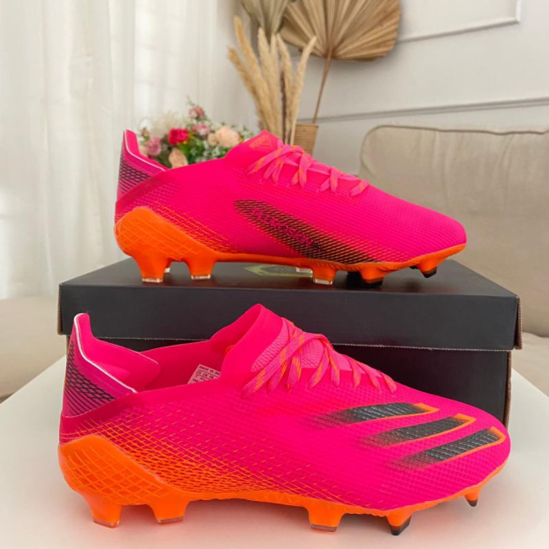 Sepatu Bola Adidas X Ghosted Shock Pink FG
