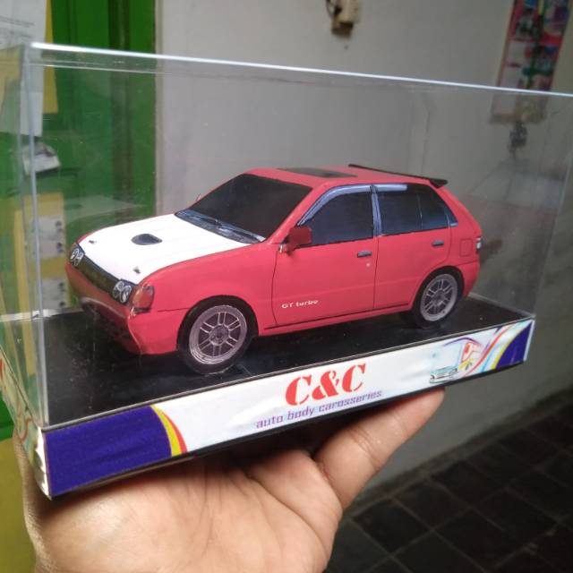 Papercraft Miniatur Starlet GT