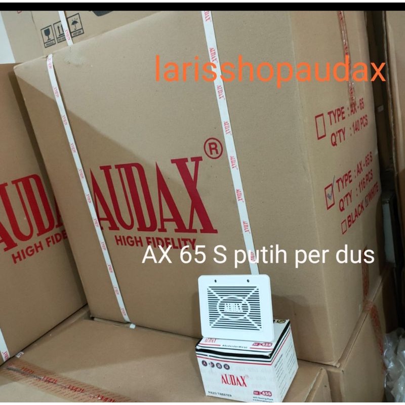 AUDAX AX 65 S PUTIH TWEETER WALET ORIGINAL PER DUS