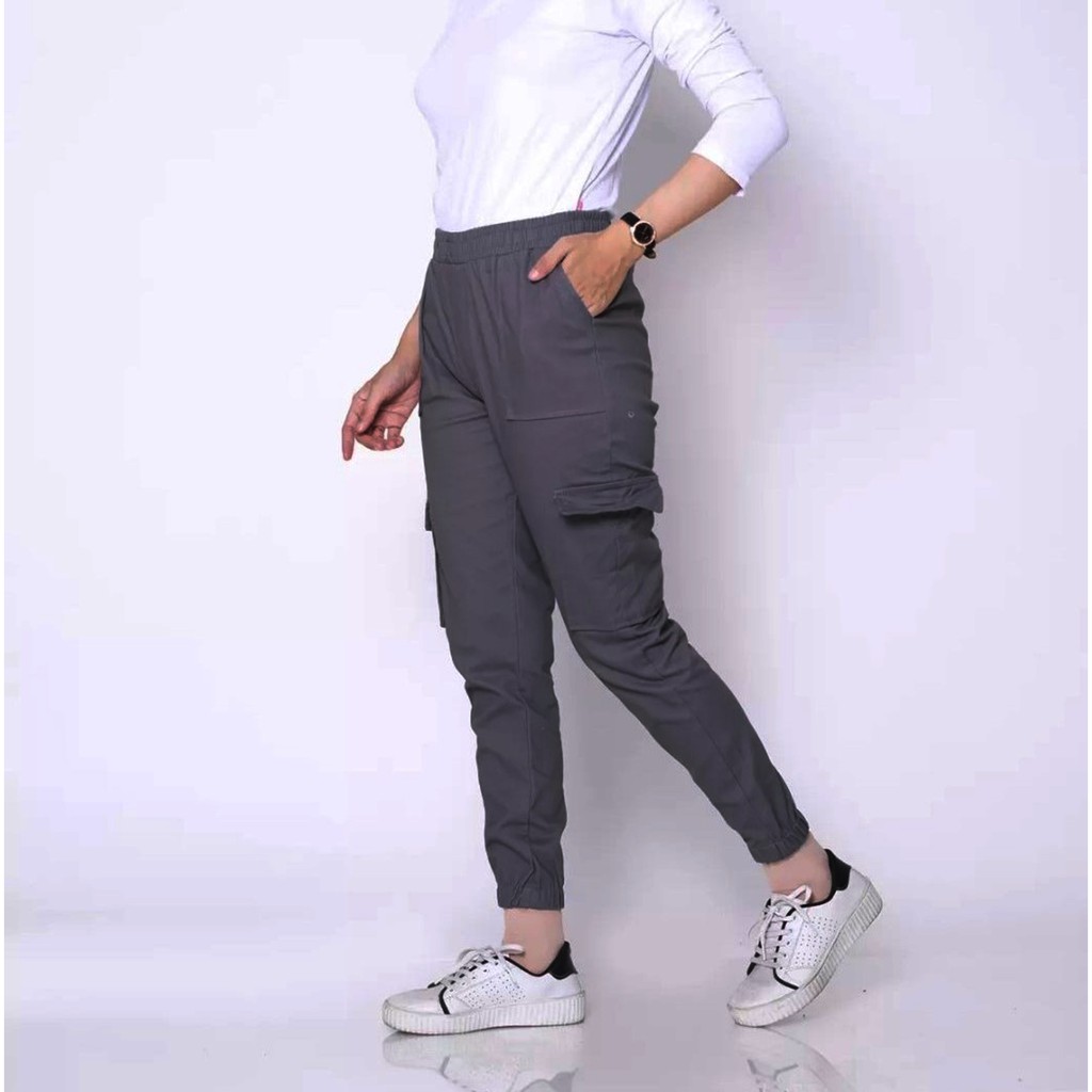 CELANA JOGGER  CEWEK / JOGGER CARGO WANITA