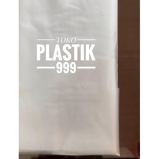 

Kantong Plastik Bening Besar 100x150 cm Tebal 0,8 (80 mic) Merek RR