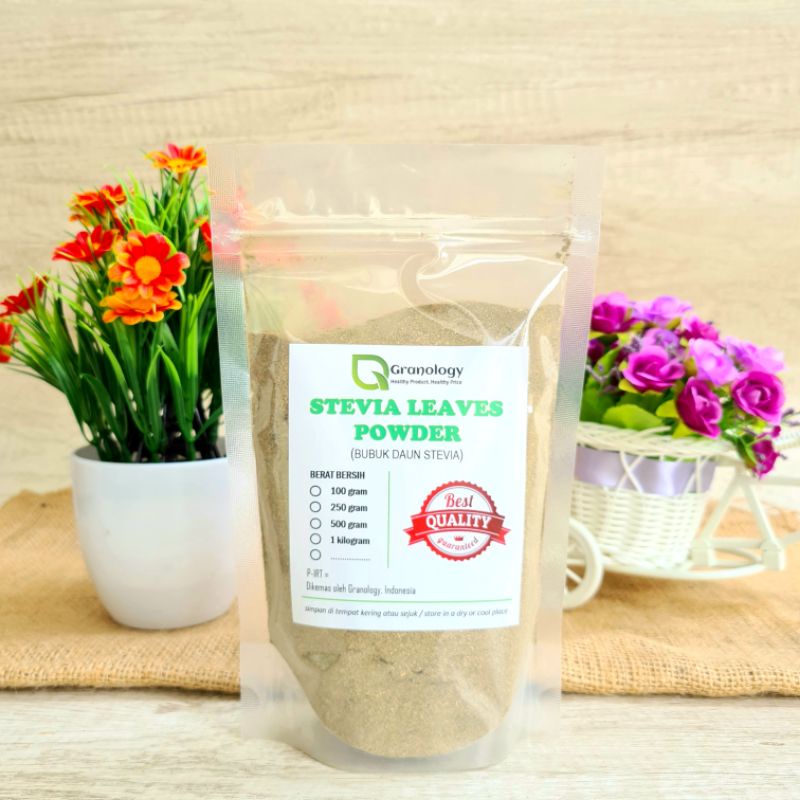 Daun Stevia Bubuk / Stevia Leaves Powder (250 gram) by Granology