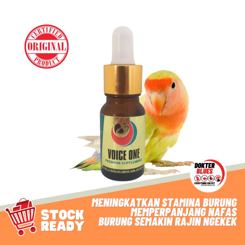 Eleven VOICE ONE Obat Burung Vitamin Doping Lovebird Kenari Kacer Murai Anis