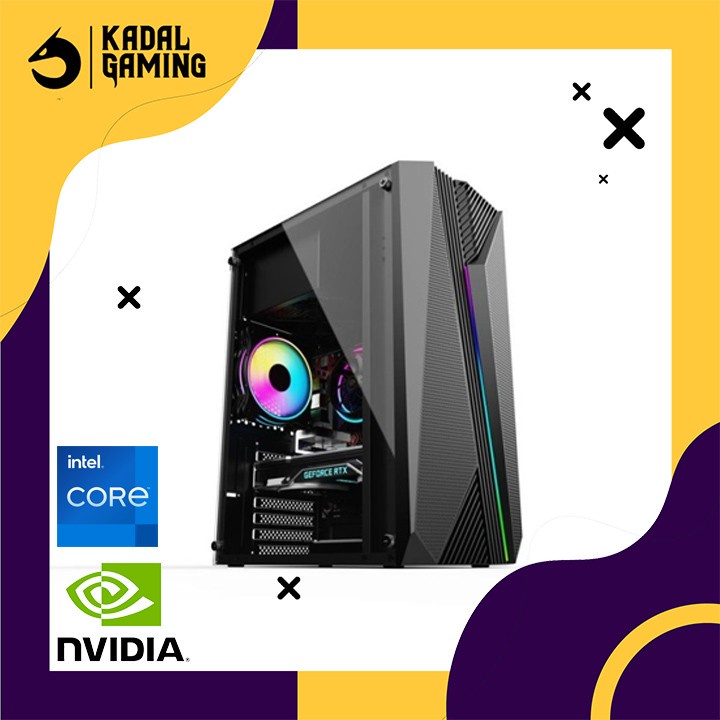 PC GAMING INTEL CORE I5 VGA NVIDIA GT 730 GENSHIN VALORANT FULLSET