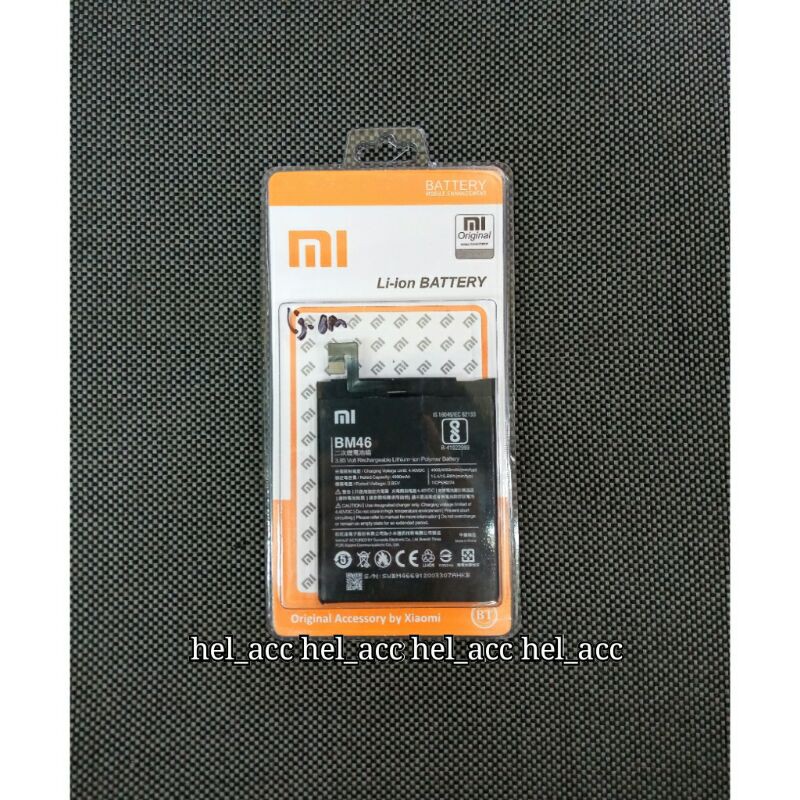 Baterai Original Xiaomi Redmi Note 3/3Pro BM46