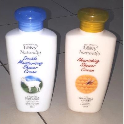 [HALAL] Leivy Naturally Moisturising Shower Cream 250ml - ROYAL JELLY &amp; HONEY Sabun Cair