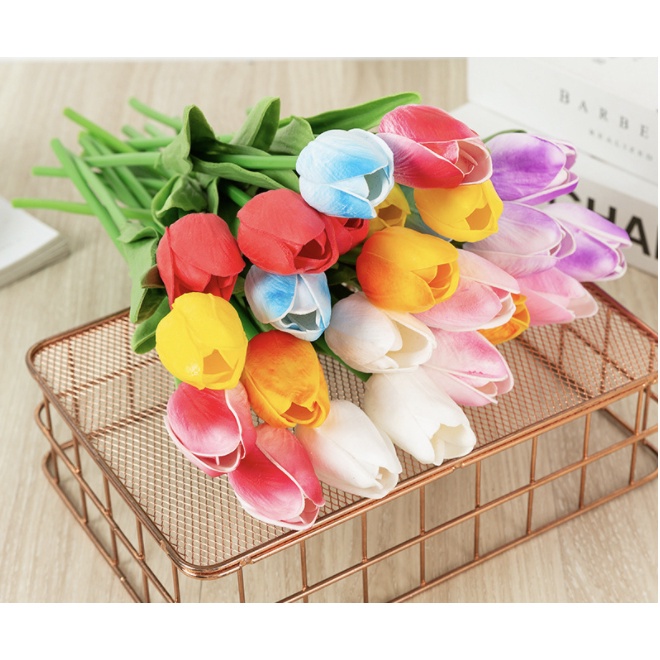 TULIP TANGKAI BESAR  Bunga Tulip Artificial Hiasan Rumah Home Decor Kain Artificial Per Tangkai