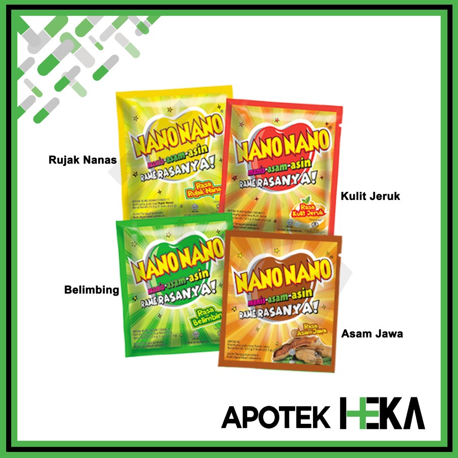 

Nano-Nano Permen Asam Manis 12 g Jeruk Belimbing Rujak Nanas Asam Jawa (BANDUNG)