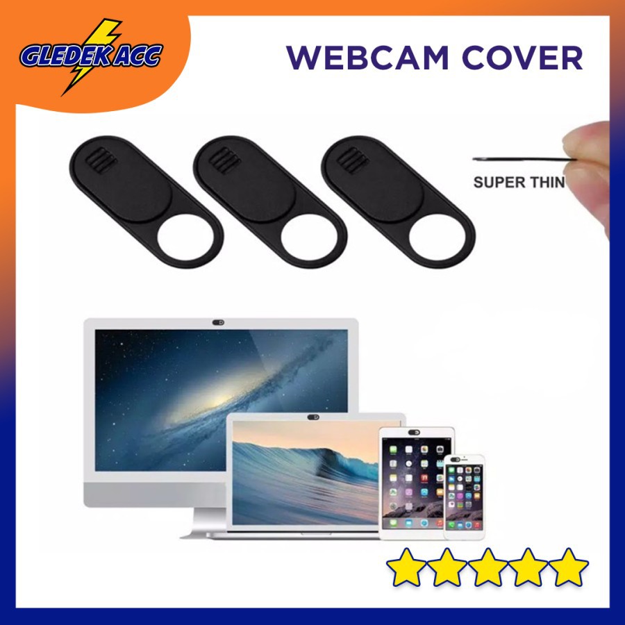 Webcam Cover Laptop HP Macbook Zoom Meeting Penutup Webcam Ultra Slim