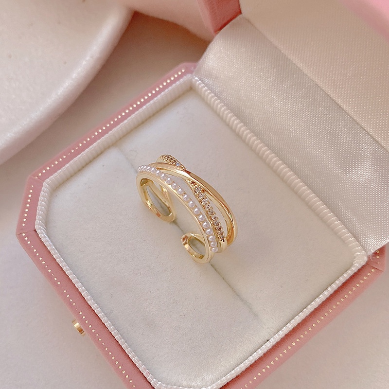 Cincin Mutiara Gaya Simple Untuk Wanita