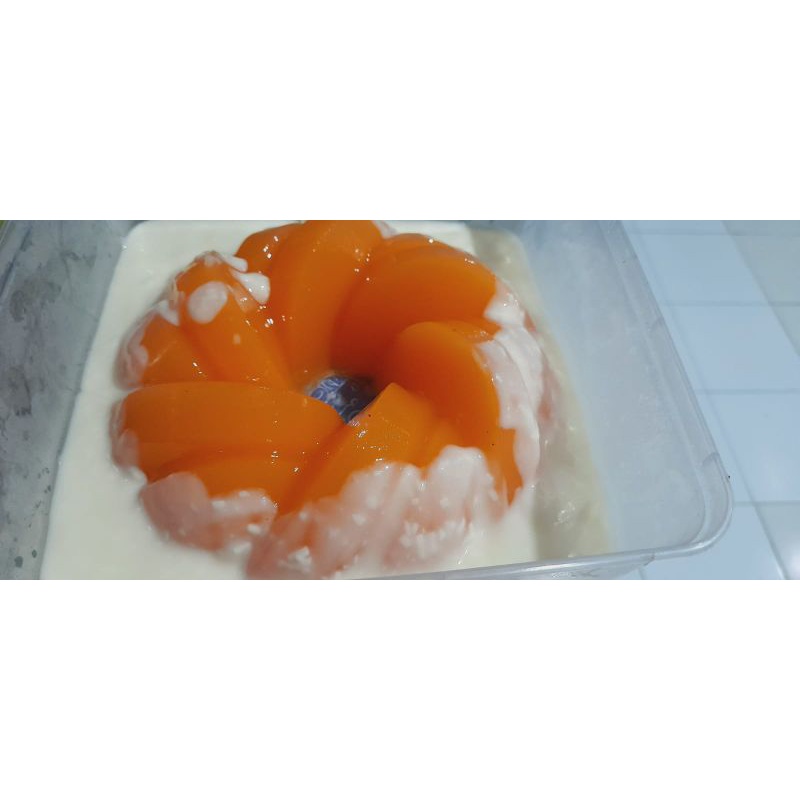 

puding mangga lumer