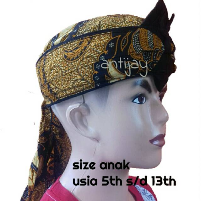 blangkon anak/blangkon balita/remaja/blangkon kecil/ikat kepala blangkon/iket sunda/iket batik/udeng