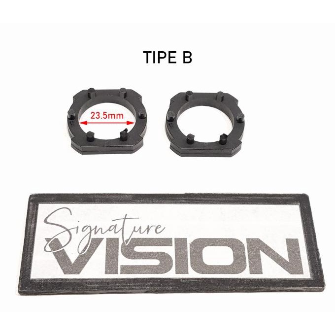 H7 Adapter HID LED untuk Mitsubishi Galant Kuda Mazda 3 6 mx5 cx7