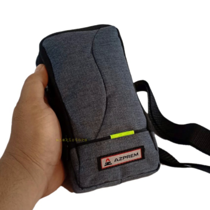 Tas Hp Pinggang Double Slot Sarung Handphone 2 Ruang