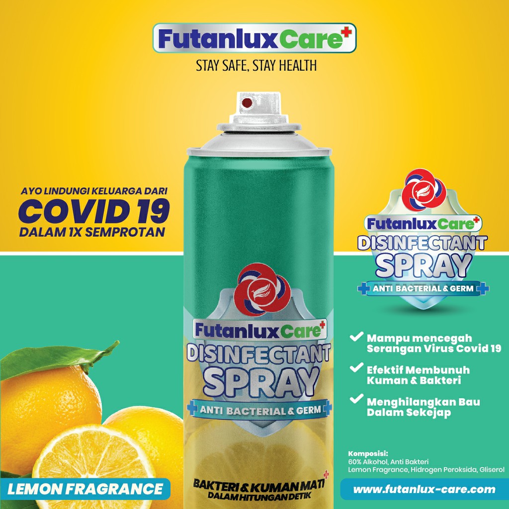 Funtalux ~ Disinfectant Spray ~ Membunuh Kuman, Bakteri, Virus