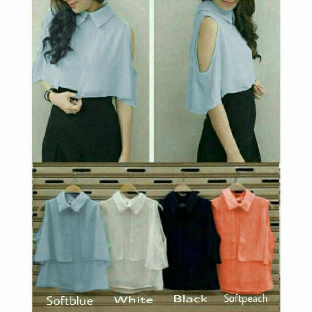 Glamour Blouse Polos Baju Wanita Atasan Wanita Blouse Kekinian Baju Kekinian Atasan Wanita Kekinian Shopee Indonesia