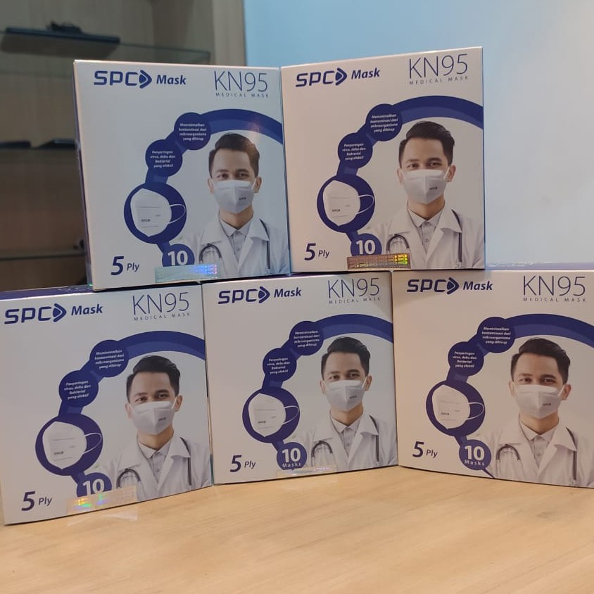 MASKER KN95, MASKER MEDIS KN95 5PLY, MASKER SPC KN95, SUDAH ADA IJIN EDAR KEMENKES RI