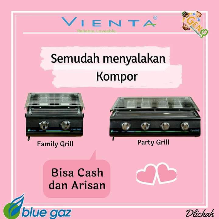GRILL SERIES FAMILY GRILL dan PARTY GRILL  [ BLUE GAS ]