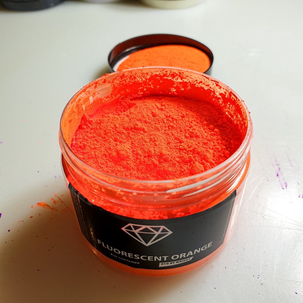 

High Grade BLACK DIAMOND Pigment FLUORESCENT ORANGE