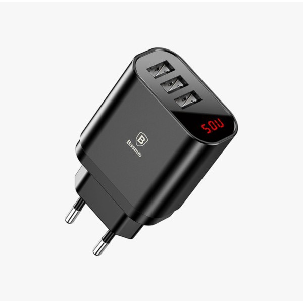 BASEUS Mirror Lake Intelligent 3USB Charger 3.4A CCALL