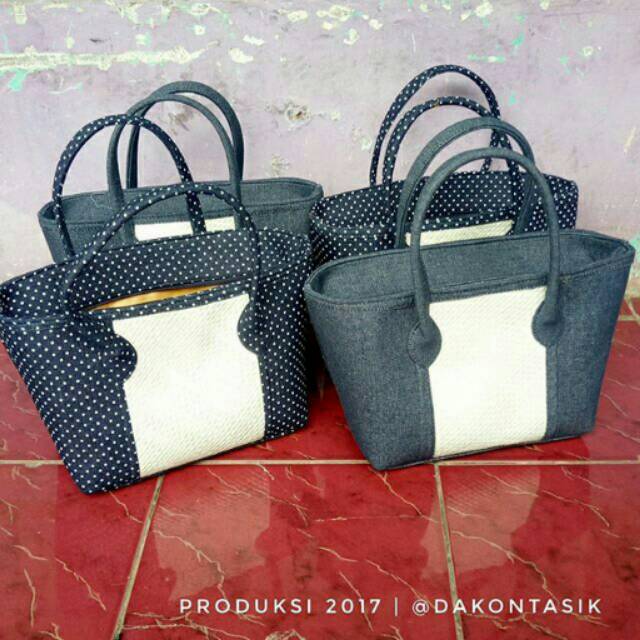 DT-1780 Tas Bakul BCL bahan levis jeans halus