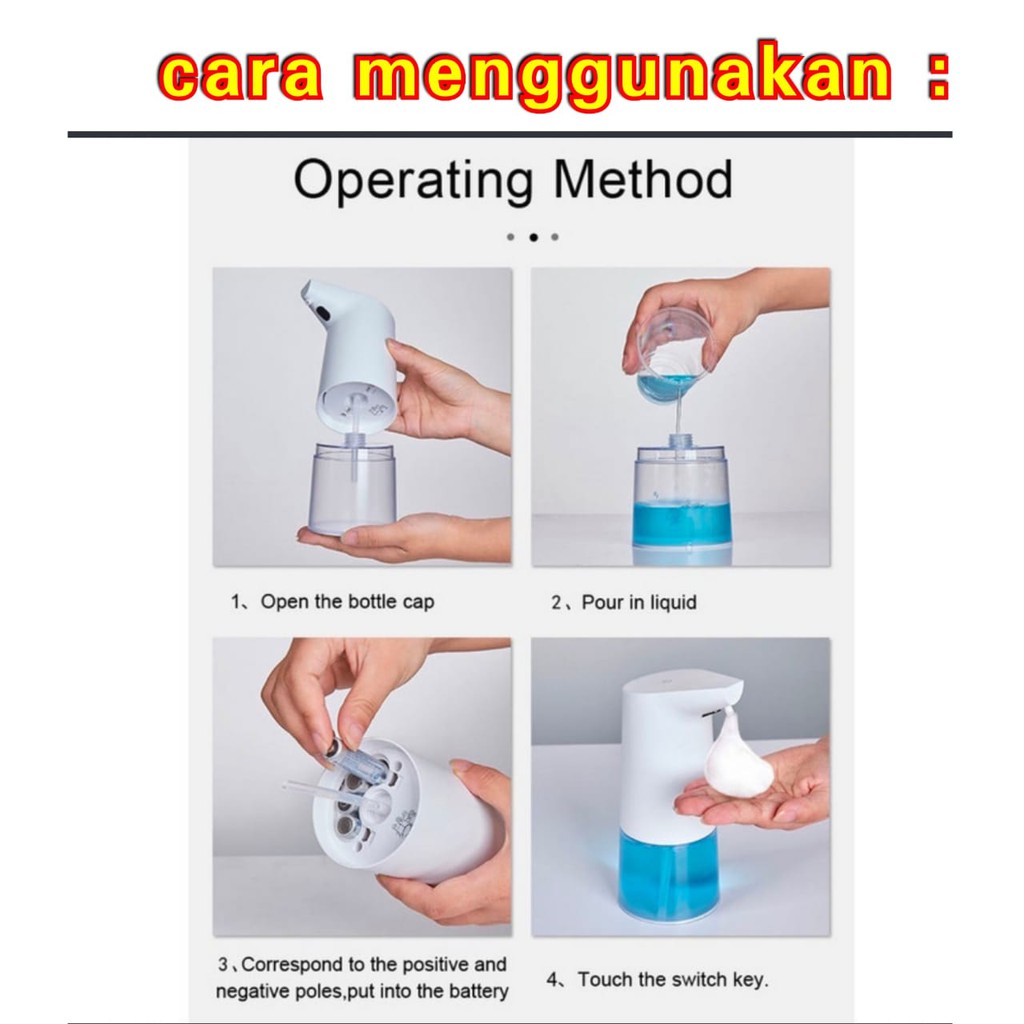 Soap Dipenser Automatic Foam /Sabun Cuci Tangan Auto - Sensor Otomatis / touchless foaming auto