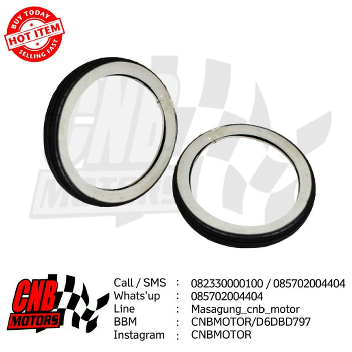 Ban White Wall Lis Purih TK Racing Ring 18 Set Depan Belakang 2.50