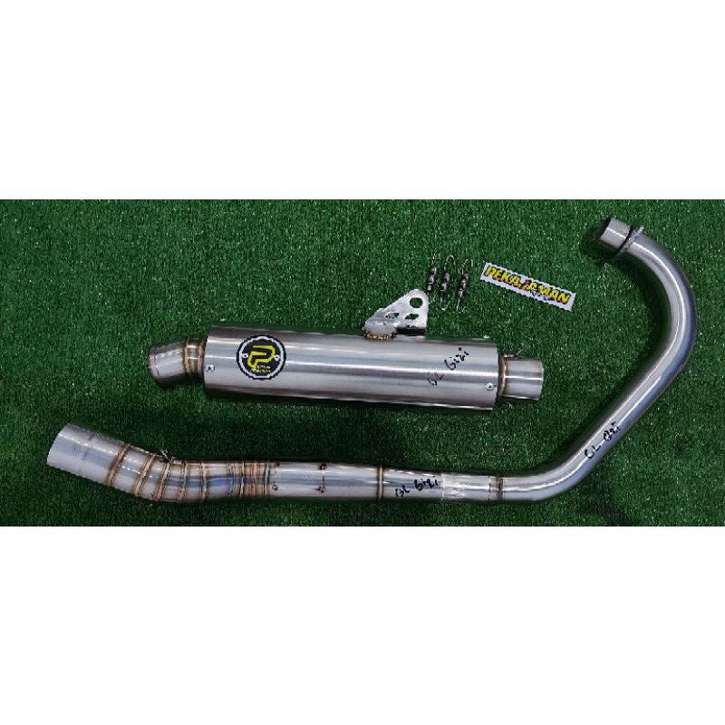 Knalpot pekajaman Jogja Original CB GL GL100 Harian Touring Bulat Stainless original racing jogja As