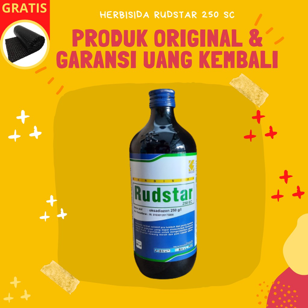 Herbisida Racun Obat Pembasmi Pembeku Biji Rumput Gulma Liar di Sawah - RUDSTAR 500 ml