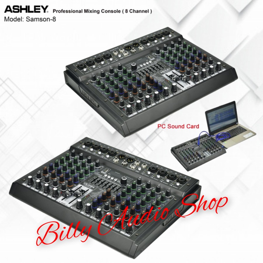 Mixer Audio Ashley Samson 8 8 Channel / Mixer Ashley Samson8 8 channel