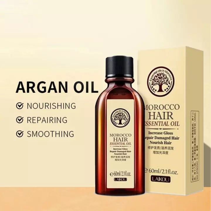 [ ORIGINAL 100% ] Serum Hair Tonic Rambut LAIKOU MOROCCO / Vitamin Rambut Kering Kusam dan Bercabang