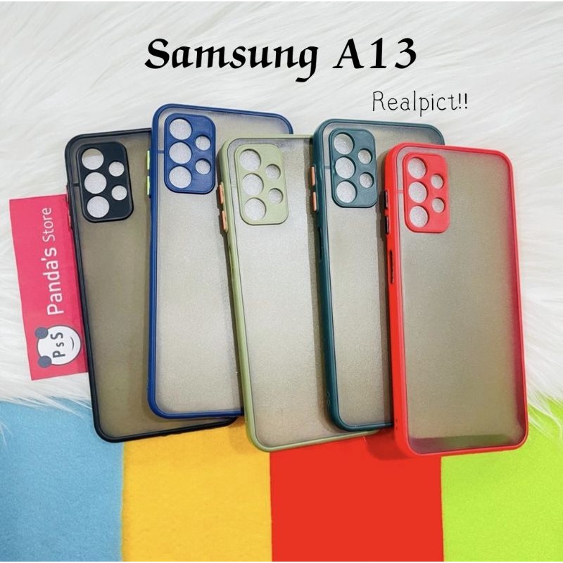 Case Samsung A13 4G / LTE Softcase My choice Original + Ring Kamera / Pelindung Kamera (PsS)