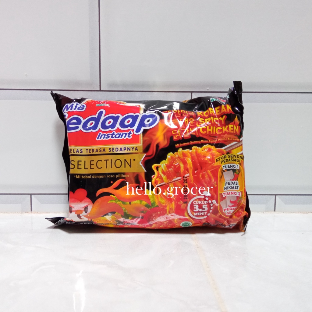 Jual Mie Sedaap Selection Korean Spicy Chicken 87gr | Shopee Indonesia