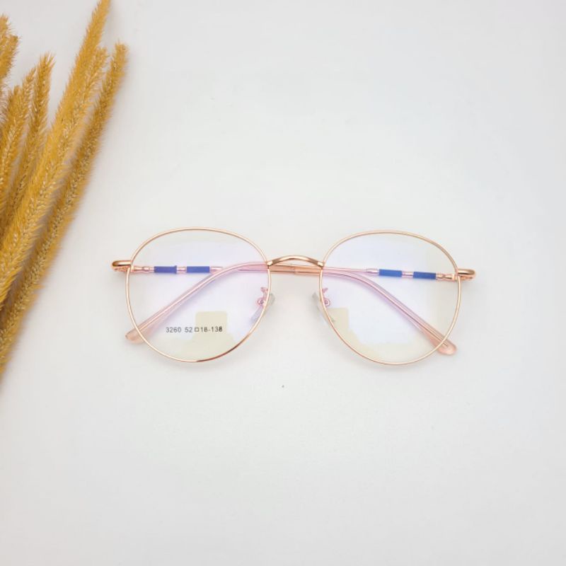 [3260] Frame kacamata wanita/ kacamata bulet/ kacamata muka kecil/ kacamata photocromic/ kacamata mi